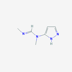 N,N'-Dimethyl-N-(1H-pyrazol-3-yl)formimidamide