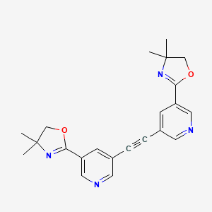 1,2-Bis(5-(4,4-dimethyl-4,5-dihydrooxazol-2-yl)pyridin-3-yl)ethyne