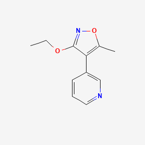 3-Ethoxy-5-methyl-4-(pyridin-3-yl)isoxazole