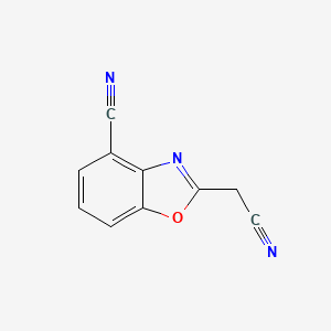 4-Cyanobenzo[d]oxazole-2-acetonitrile