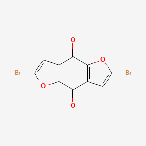 2,6-dibromofuro[2,3-f][1]benzofuran-4,8-dione