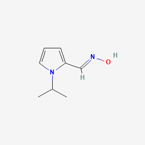 molecular formula C8H12N2O B12871712 1-Isopropyl-1H-pyrrole-2-carbaldehyde oxime 