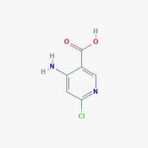 molecular formula C6H5ClN2O2 B1287174 4-Amino-6-chloronicotinic acid CAS No. 1060811-65-5