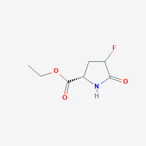 (2S)-Ethyl 4-fluoro-5-oxopyrrolidine-2-carboxylate