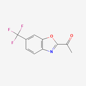 1-(6-(Trifluoromethyl)benzo[d]oxazol-2-yl)ethanone