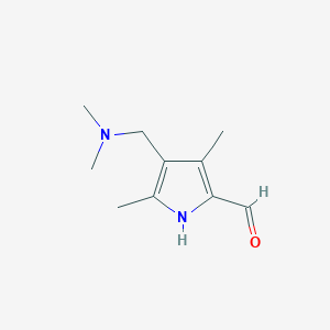 4-((Dimethylamino)methyl)-3,5-dimethyl-1H-pyrrole-2-carbaldehyde