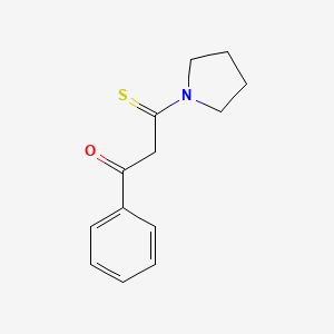 1-Phenyl-3-(pyrrolidin-1-yl)-3-thioxopropan-1-one