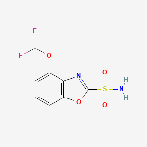 4-(Difluoromethoxy)benzo[d]oxazole-2-sulfonamide