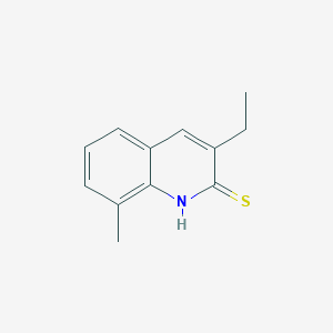 3-Ethyl-8-methylquinoline-2-thiol