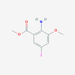 Methyl 2-amino-5-iodo-3-methoxybenzoate