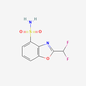 2-(Difluoromethyl)benzo[d]oxazole-4-sulfonamide