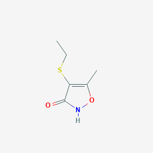 4-(Ethylthio)-5-methylisoxazol-3(2H)-one