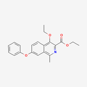 Ethyl 4-ethoxy-1-methyl-7-phenoxyisoquinoline-3-carboxylate