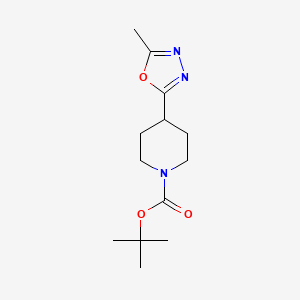 1-Boc-4-(5-methyl-1,3,4-oxadiazol-2-yl)piperidine