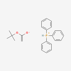 molecular formula C24H27O2P B12872111 tert-Butyl 2-(triphenylphosphoranylidene)acetate(inner salt) 