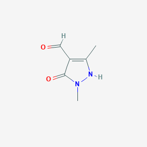 5-Hydroxy-1,3-dimethyl-1H-pyrazole-4-carbaldehyde