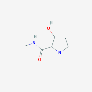 3-Hydroxy-N,1-dimethylpyrrolidine-2-carboxamide