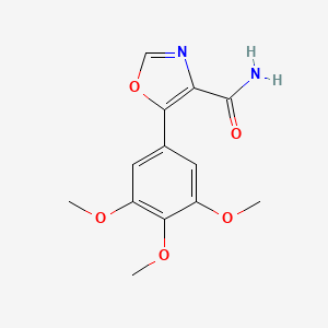 5-(3,4,5-Trimethoxyphenyl)-1,3-oxazole-4-carboxamide