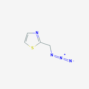 molecular formula C4H4N4S B1287221 2-(Azidomethyl)-1,3-thiazole 