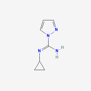 N-Cyclopropyl-1H-pyrazole-1-carboximidamide