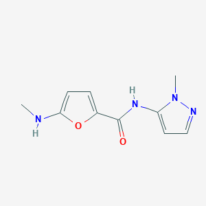 N-(1-methyl-1H-pyrazol-5-yl)-5-(methylamino)furan-2-carboxamide