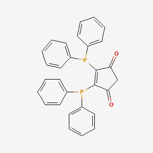 4-Cyclopentene-1,3-dione, 4,5-bis(diphenylphosphino)-