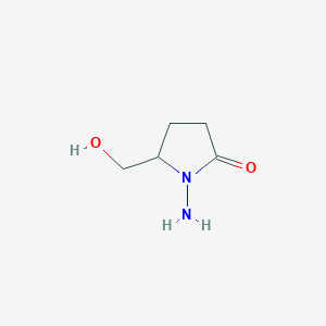 1-Amino-5-(hydroxymethyl)pyrrolidin-2-one