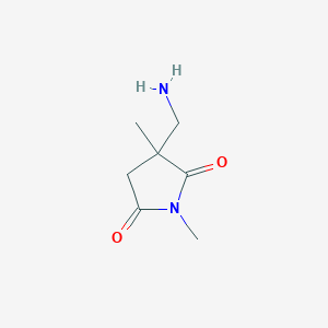 3-(Aminomethyl)-1,3-dimethylpyrrolidine-2,5-dione