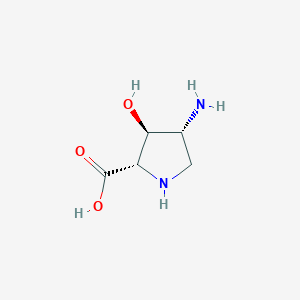 (2S,3S,4R)-4-Amino-3-hydroxypyrrolidine-2-carboxylic acid