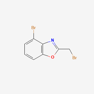 4-Bromo-2-(bromomethyl)benzo[d]oxazole