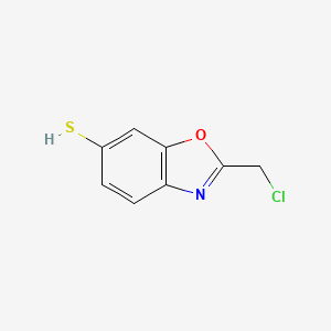 2-(Chloromethyl)-6-mercaptobenzo[d]oxazole