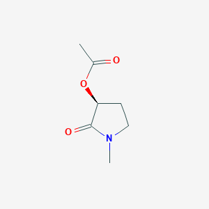 (S)-1-Methyl-2-oxopyrrolidin-3-yl acetate