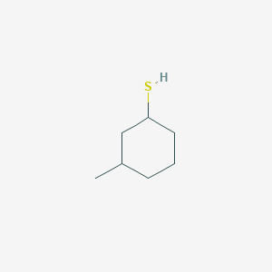 molecular formula C7H14S B1287241 3-Methylcyclohexane-1-thiol CAS No. 38699-50-2