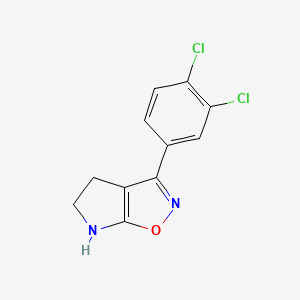 3-(3,4-Dichlorophenyl)-5,6-dihydro-4H-pyrrolo[3,2-d]isoxazole