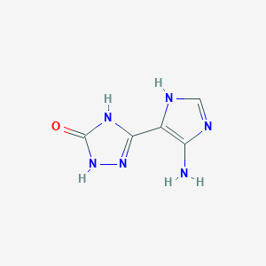 5-(4-Amino-1H-imidazol-5-yl)-1H-1,2,4-triazol-3(2H)-one