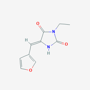 3-Ethyl-5-(furan-3-ylmethylene)imidazolidine-2,4-dione