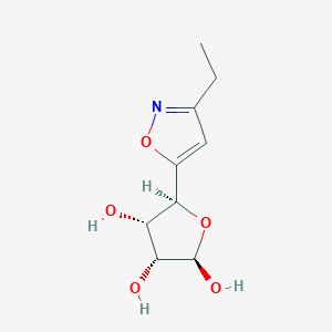 (2R,3R,4S,5S)-5-(3-Ethylisoxazol-5-yl)tetrahydrofuran-2,3,4-triol