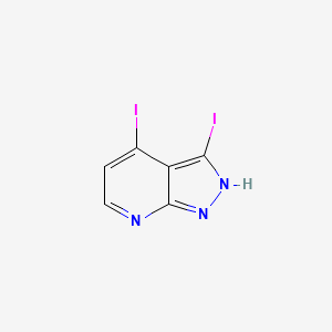 3,4-Diiodo-1H-pyrazolo[3,4-b]pyridine