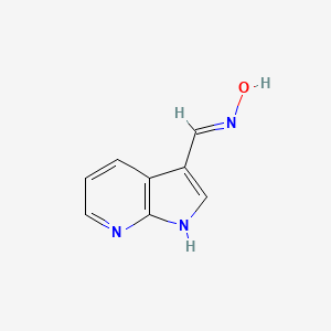 1H-Pyrrolo[2,3-b]pyridine-3-carbaldehyde oxime