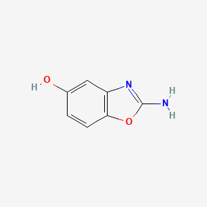 molecular formula C7H6N2O2 B12872714 2-Aminobenzo[d]oxazol-5-ol 