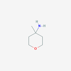 molecular formula C6H13NO B1287273 4-Methyltetrahydro-2H-pyran-4-amine CAS No. 693245-65-7