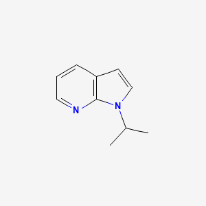 molecular formula C10H12N2 B12872730 1-Isopropyl-1H-pyrrolo[2,3-b]pyridine 