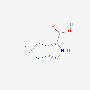 5,5-Dimethyl-2,4,5,6-tetrahydrocyclopenta[c]pyrrole-1-carboxylic acid