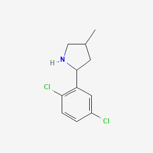 2-(2,5-Dichlorophenyl)-4-methylpyrrolidine