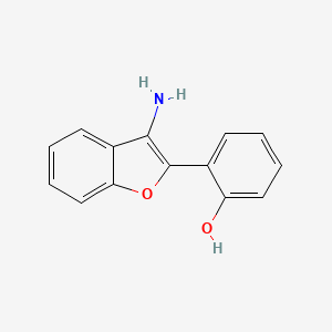 2-(3-Aminobenzofuran-2-yl)phenol