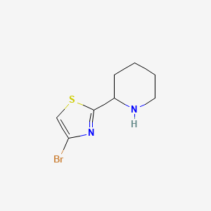 molecular formula C8H11BrN2S B1287282 4-Bromo-2-(piperidin-1-YL)thiazole CAS No. 204513-61-1