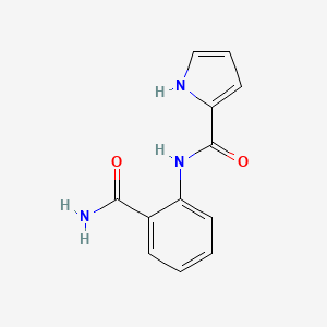 1H-Pyrrole-2-carboxamide, N-[2-(aminocarbonyl)phenyl]-