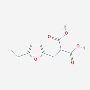 2-((5-Ethylfuran-2-yl)methyl)malonic acid