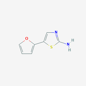 molecular formula C7H6N2OS B12872884 5-(Furan-2-yl)thiazol-2-amine 