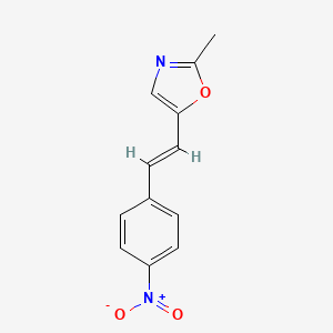 2-Methyl-5-(4-nitrostyryl)oxazole